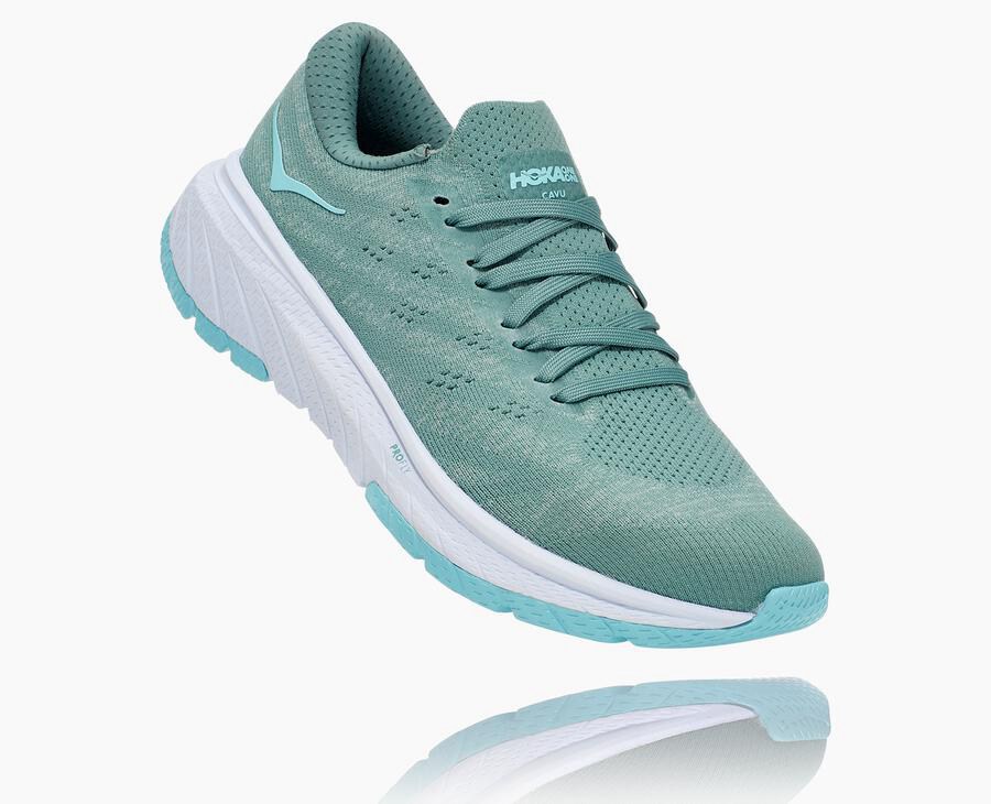 Hoka One One Vandresko Dame - Cavu 3 - Blå/Hvide - 952180IFY